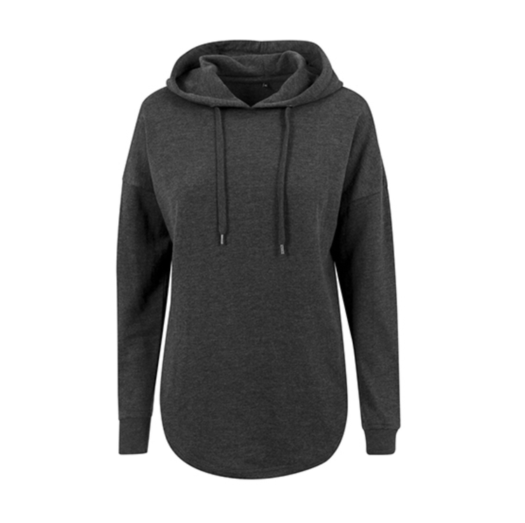 Trendig Hoodie - rundad kant nertill / BESTÄLLNINGSVARA