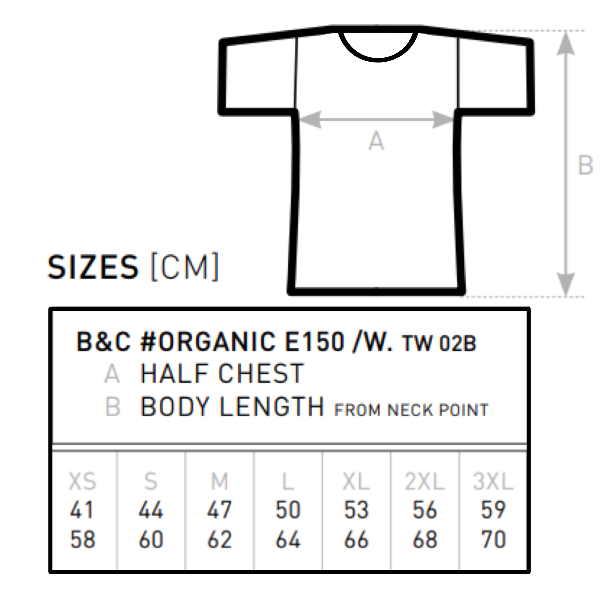 T-shirt Dam Eko - Svart / Vit