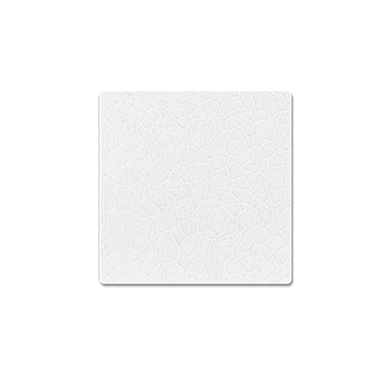 Sublimeringsplåt vit struktur ca 10x10 cm x 1 mm,