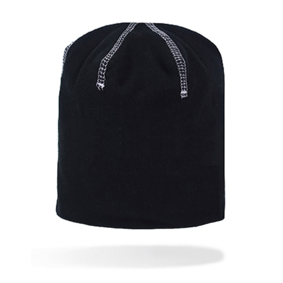 Beanie - Svart/grå reflex - barn