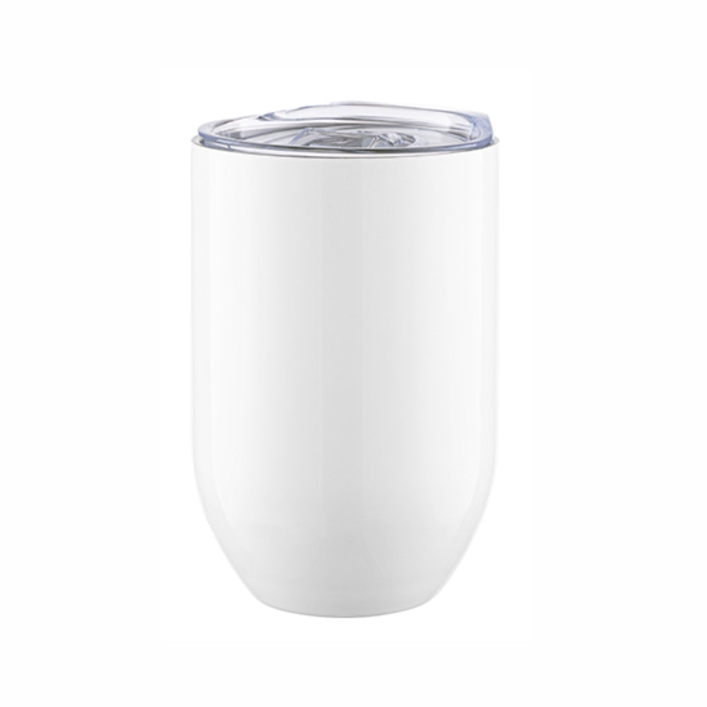 Lyxmugg / vinmugg / temosmugg - med transparent skjutlock