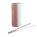 Termotumbler Vit - Mini med sugrör