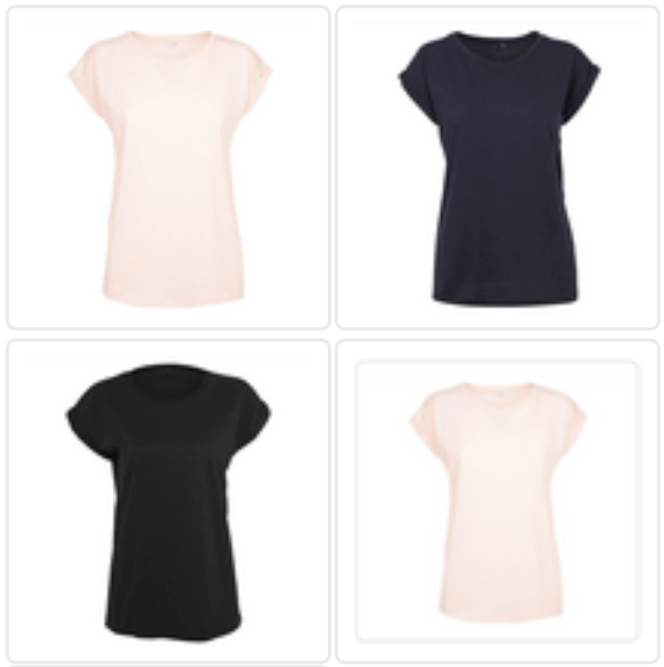 T-shirt Dam - Extended Shoulder Tee