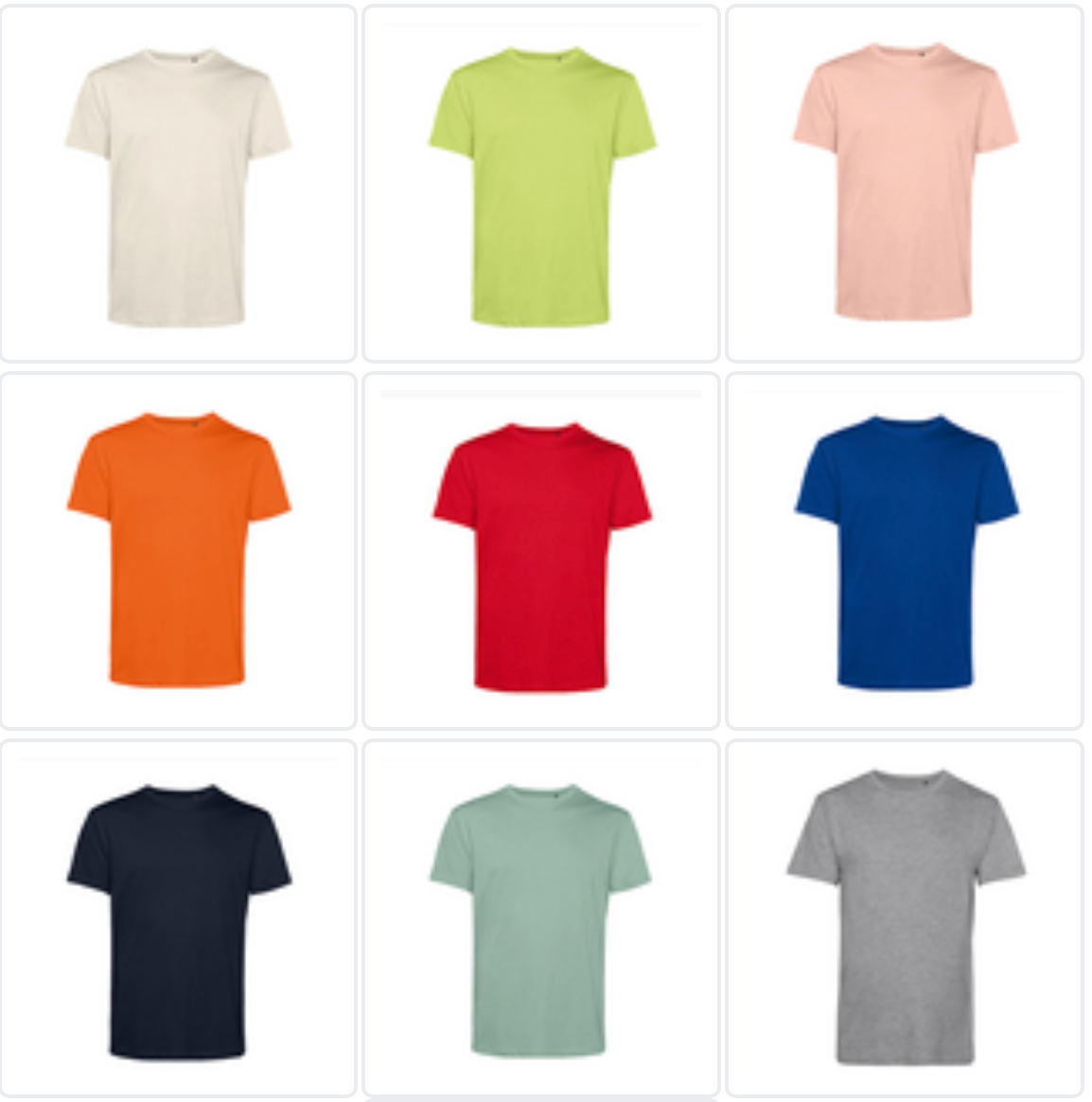 T-shirt Herr Eko - Färgade