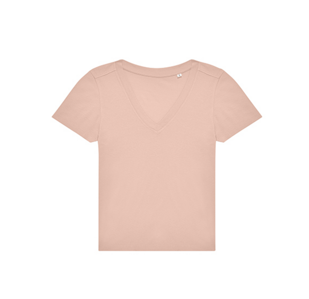 T-shirt V-ringad - Dam