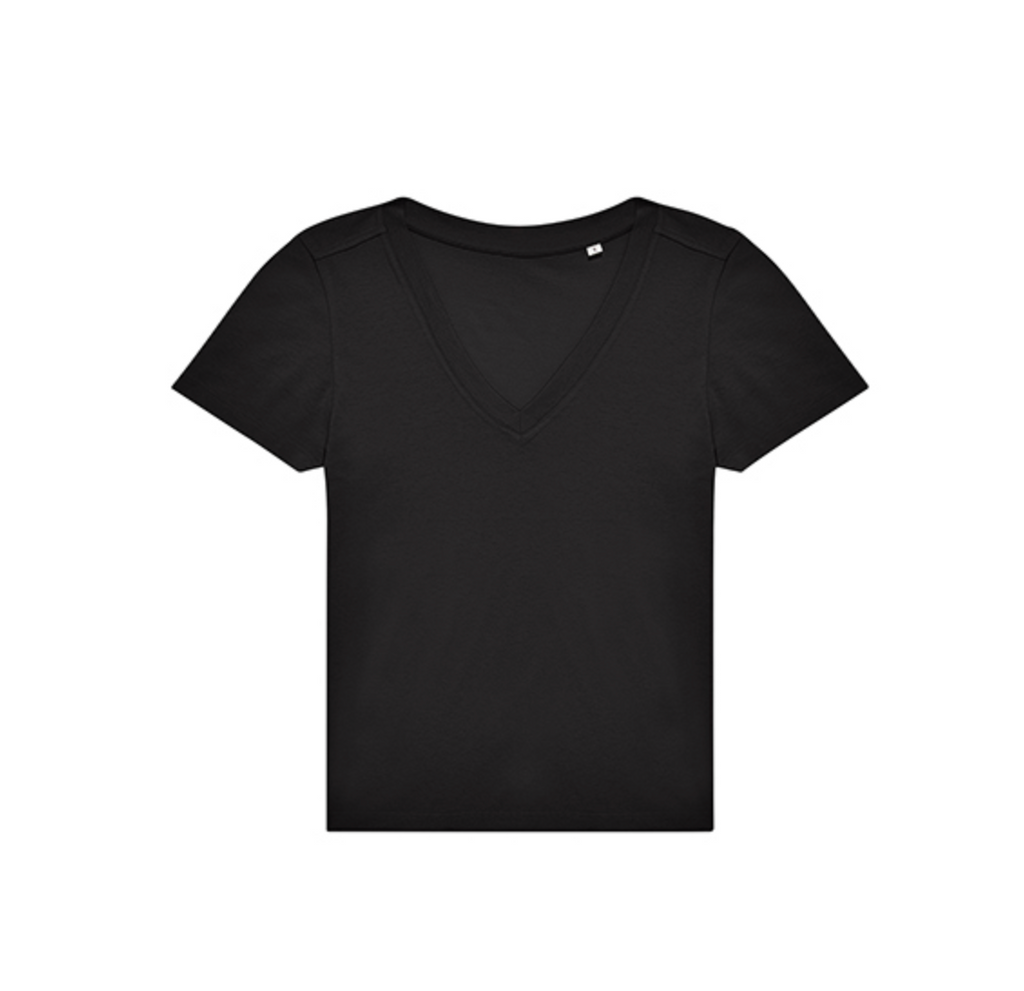 T-shirt V-ringad - Dam