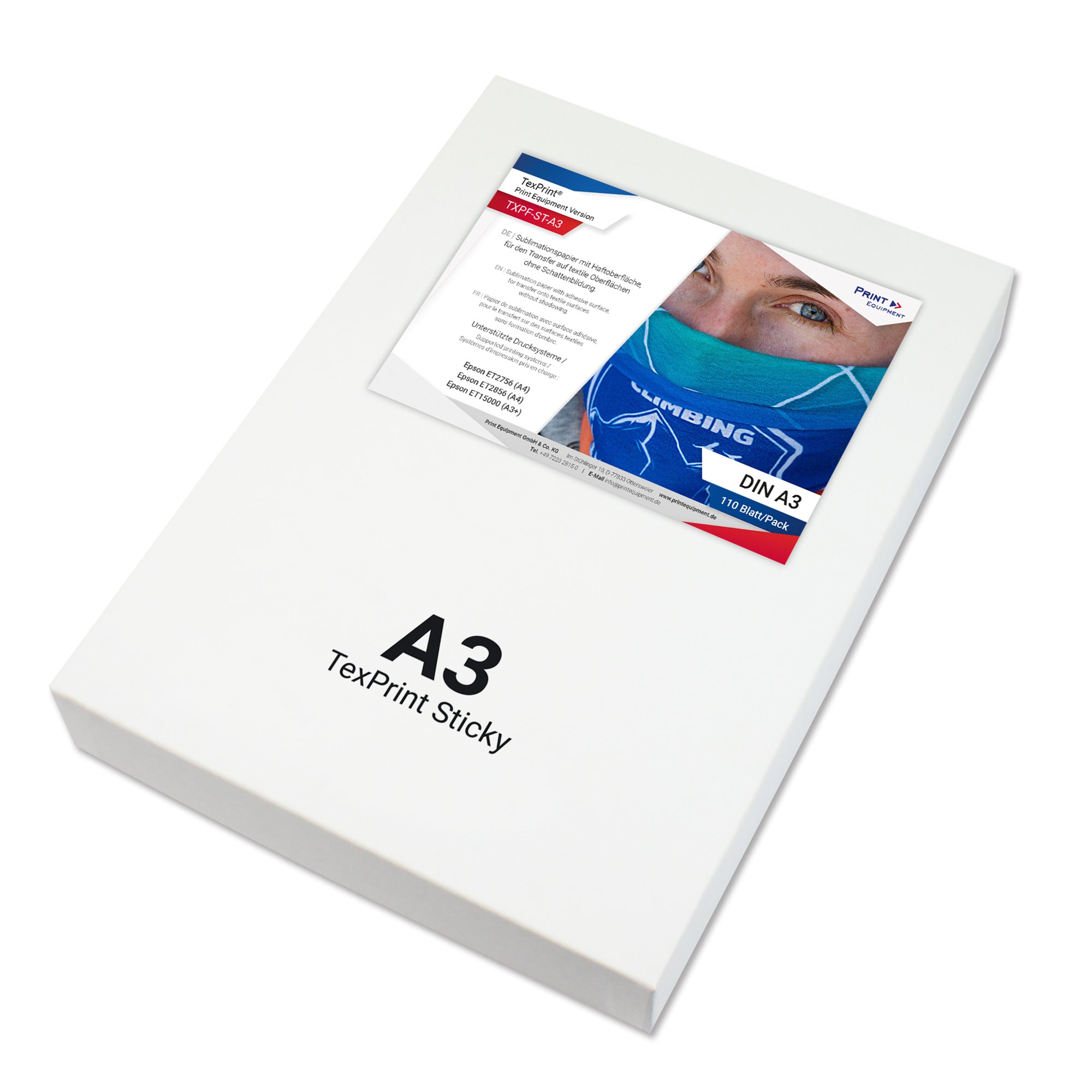 Sublimeringspapper textil Sticky - A4 och A3