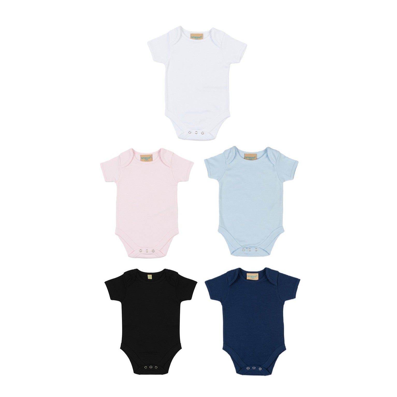 Babybody kort ärm - Flera färger