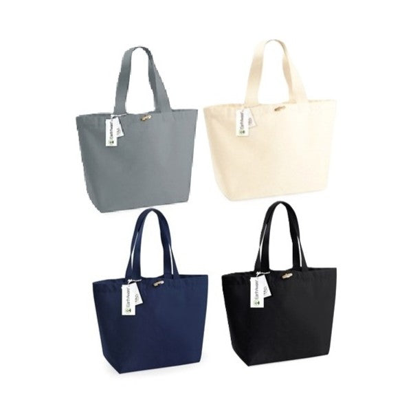 Canvas Bag - med duffelknapp - Flera färger