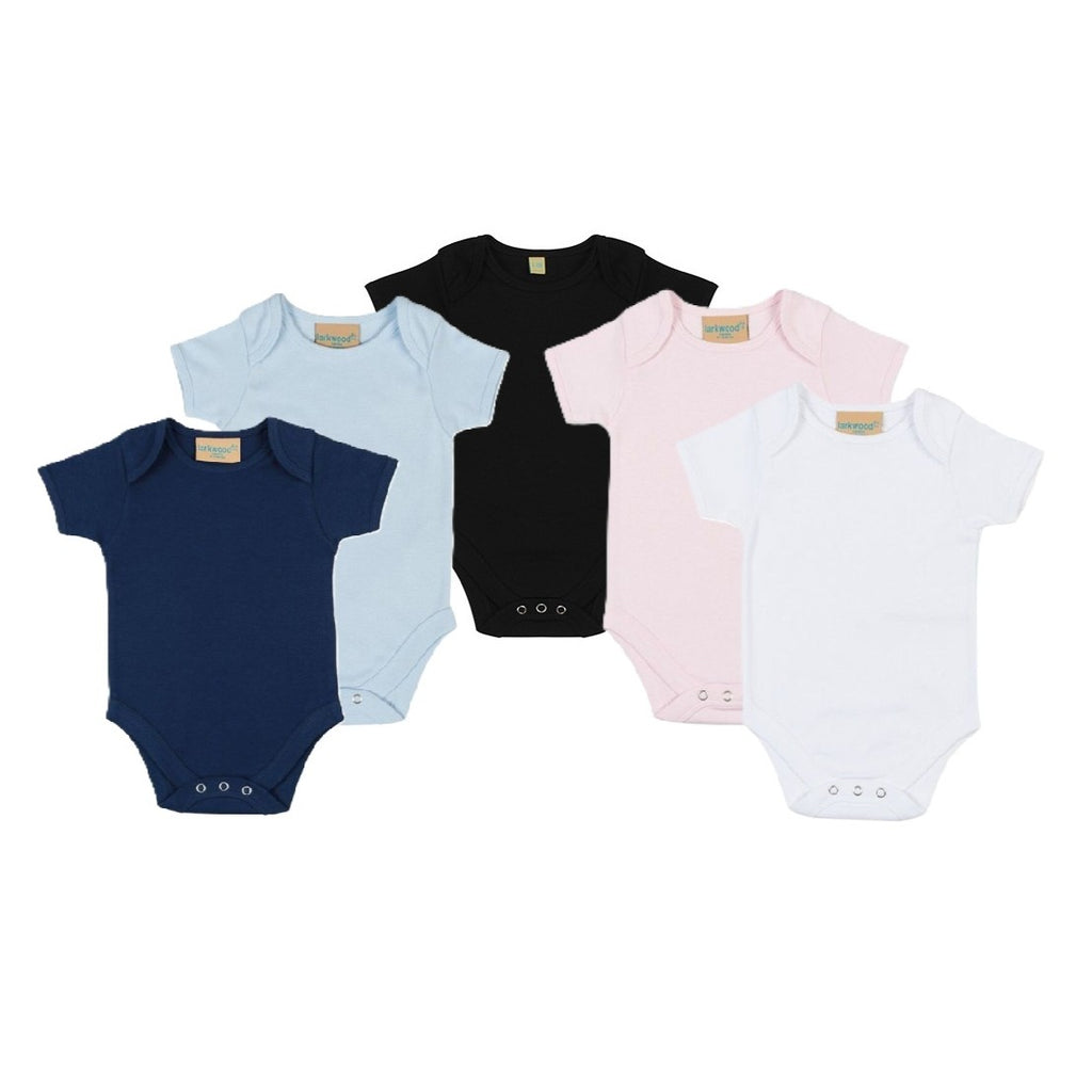 Babybody kort ärm - Flera färger