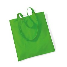 Textilkasse enkel - Långt handtag - Flera färger