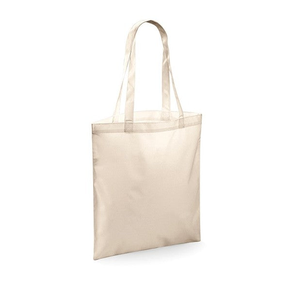 Polyesterkasse - Canvas - Vit och Natur