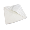 Barnhandduk med huva - Vit frotté