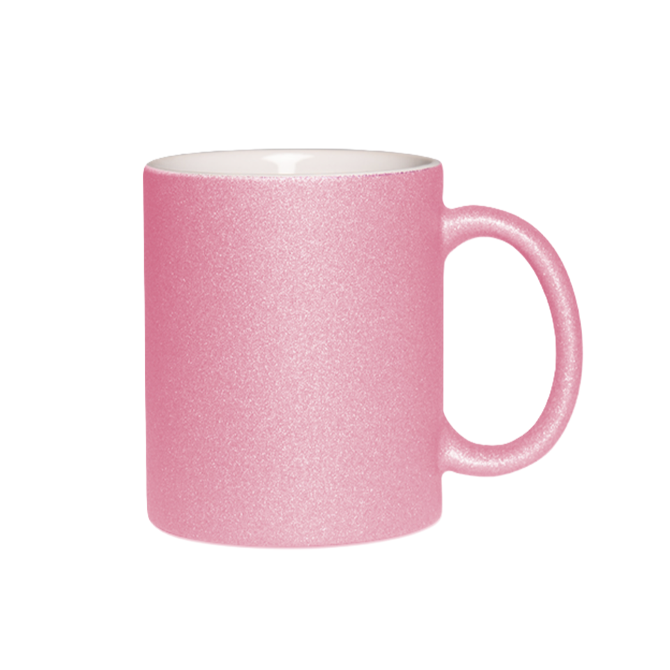 Mugg - Glitter - Enfärgad - Flera färger
