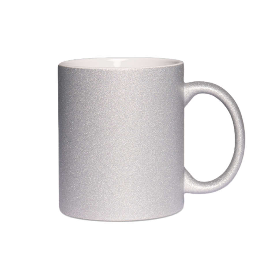 Mugg - Glitter - Enfärgad - Flera färger