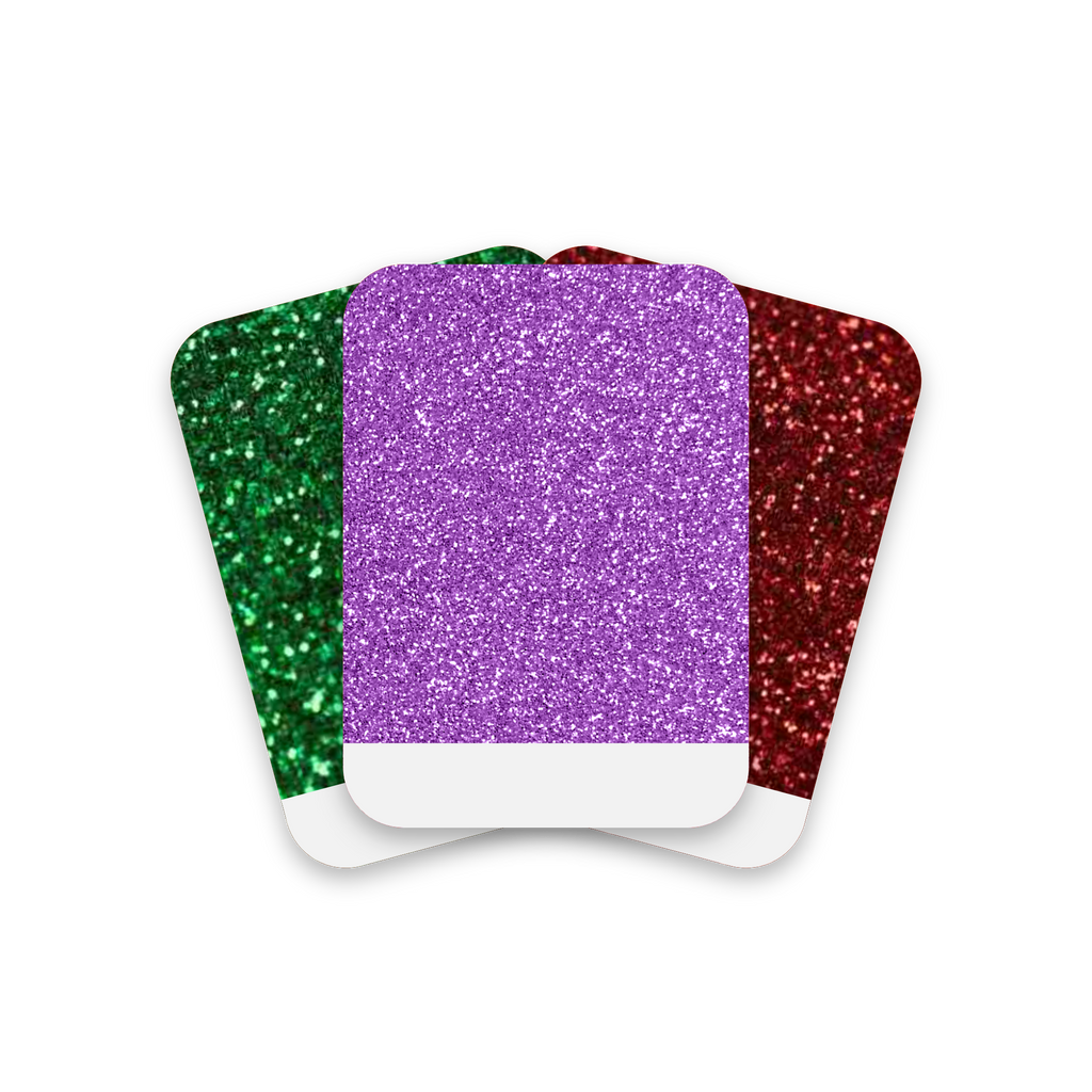 Mixpaket Textilvinyl Glitter - 18 Meter/18 Ark