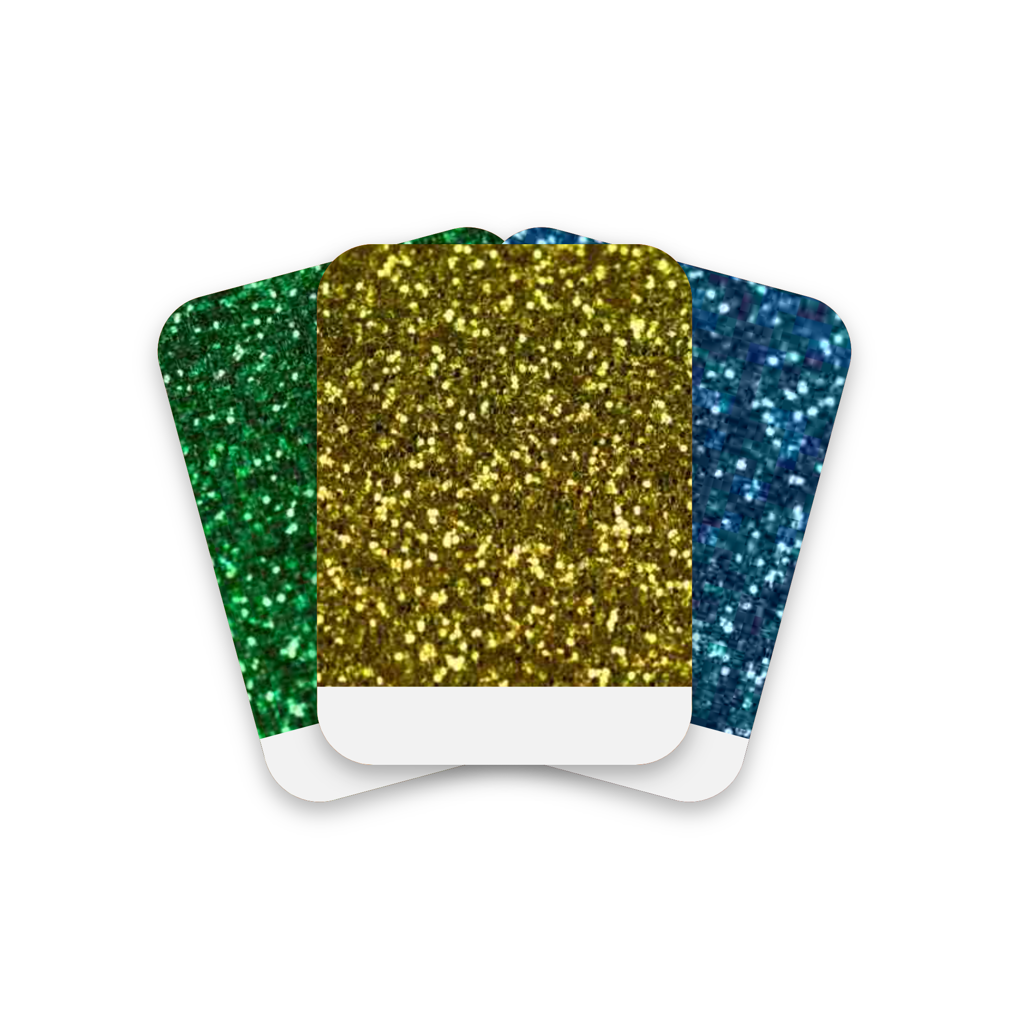 Mixpaket Textilvinyl Glitter - 18 Meter/18 Ark