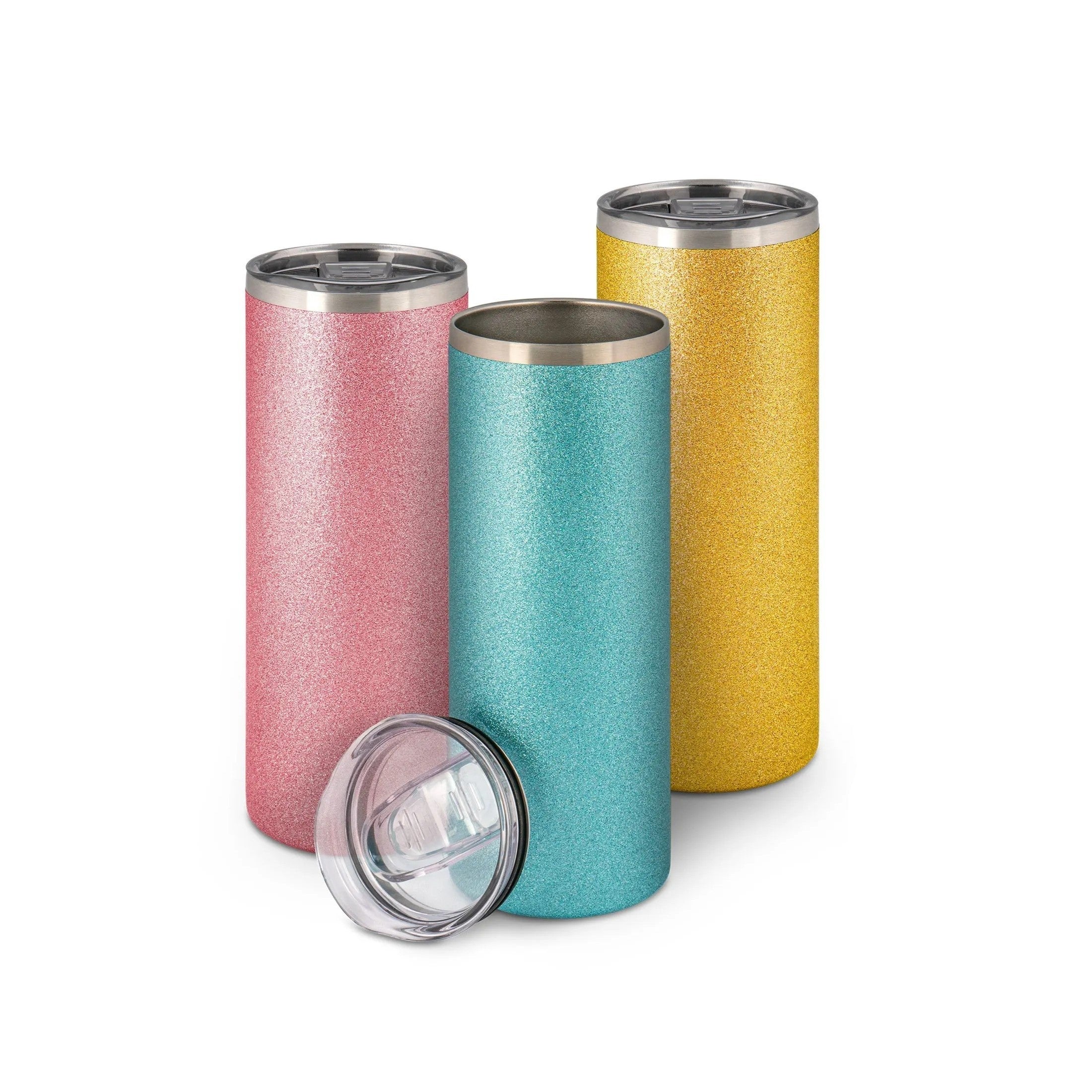 Tumbler Rak - Glitter - Flera färger