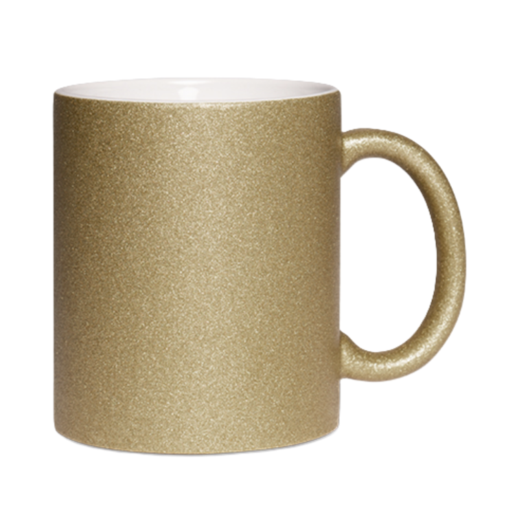 Mugg 80mm Glitter - Enfärgad