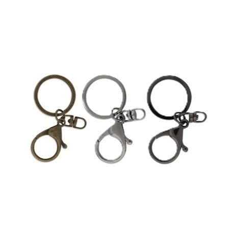 Karbinhake med nyckelring - Flera färger