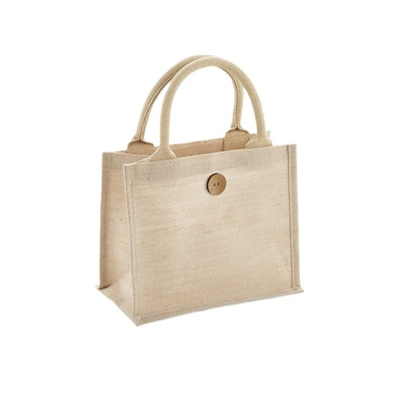 Lunchbag med knapp - Natur