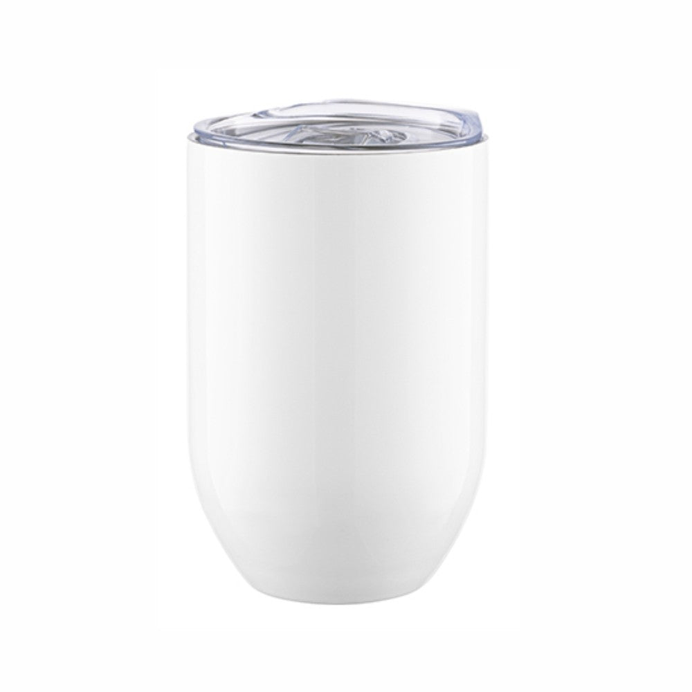 Lyxmugg / vinmugg / termosmugg - med transparent skjutlock