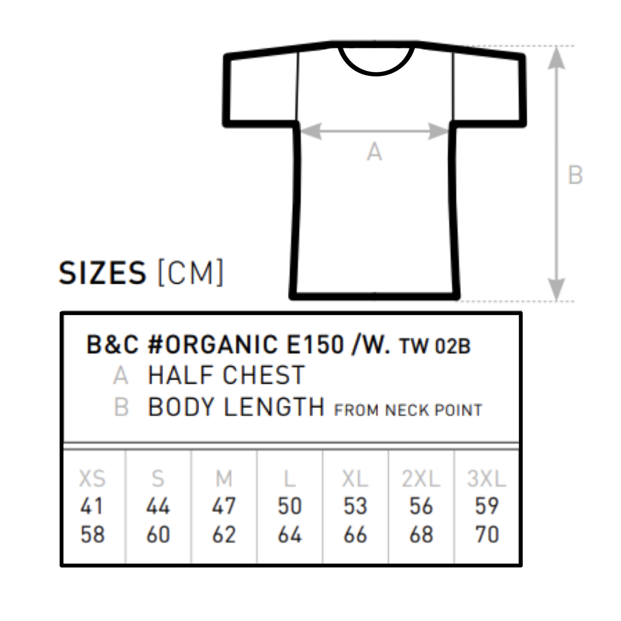 T-shirt Dam Eko - Svart / Vit