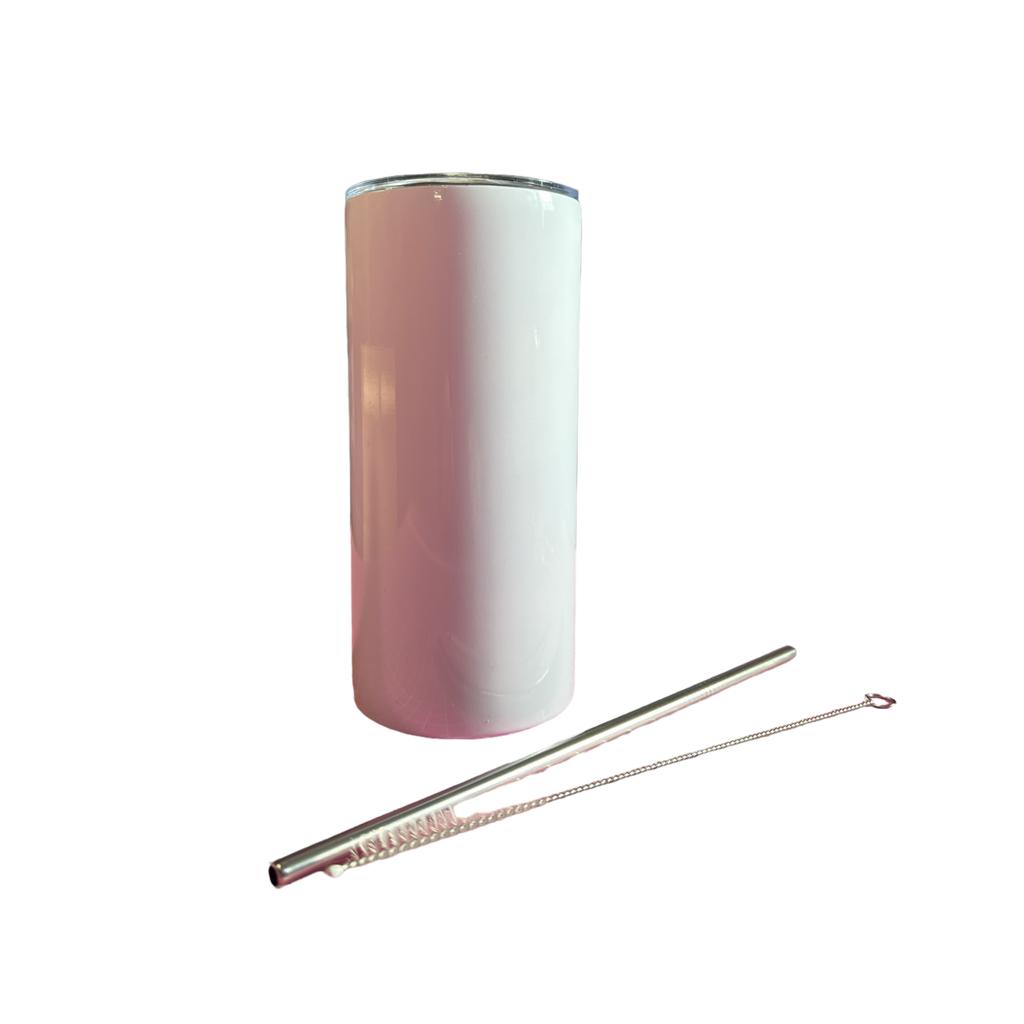 Termotumbler - Vit Mini - med sugrör