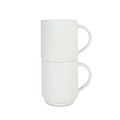 Mugg 80 mm - Vit - Stapelbar
