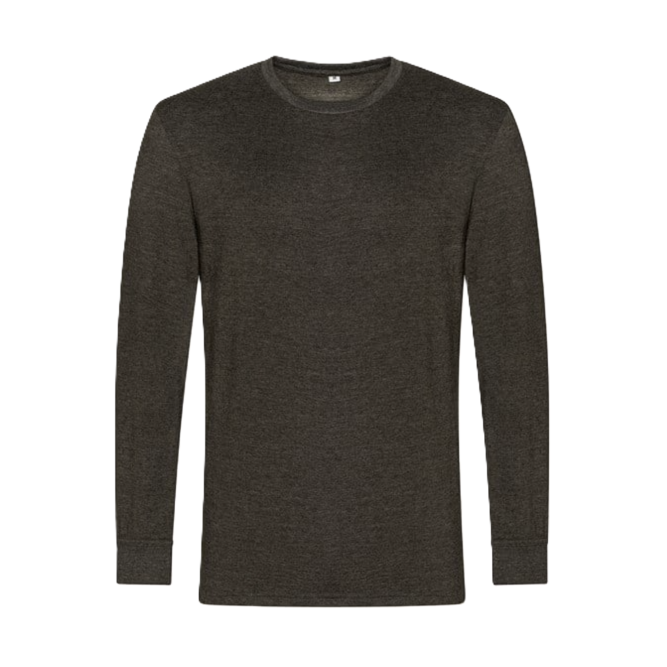 T-shirt Herr - Långärmad Mullvadsmelerad