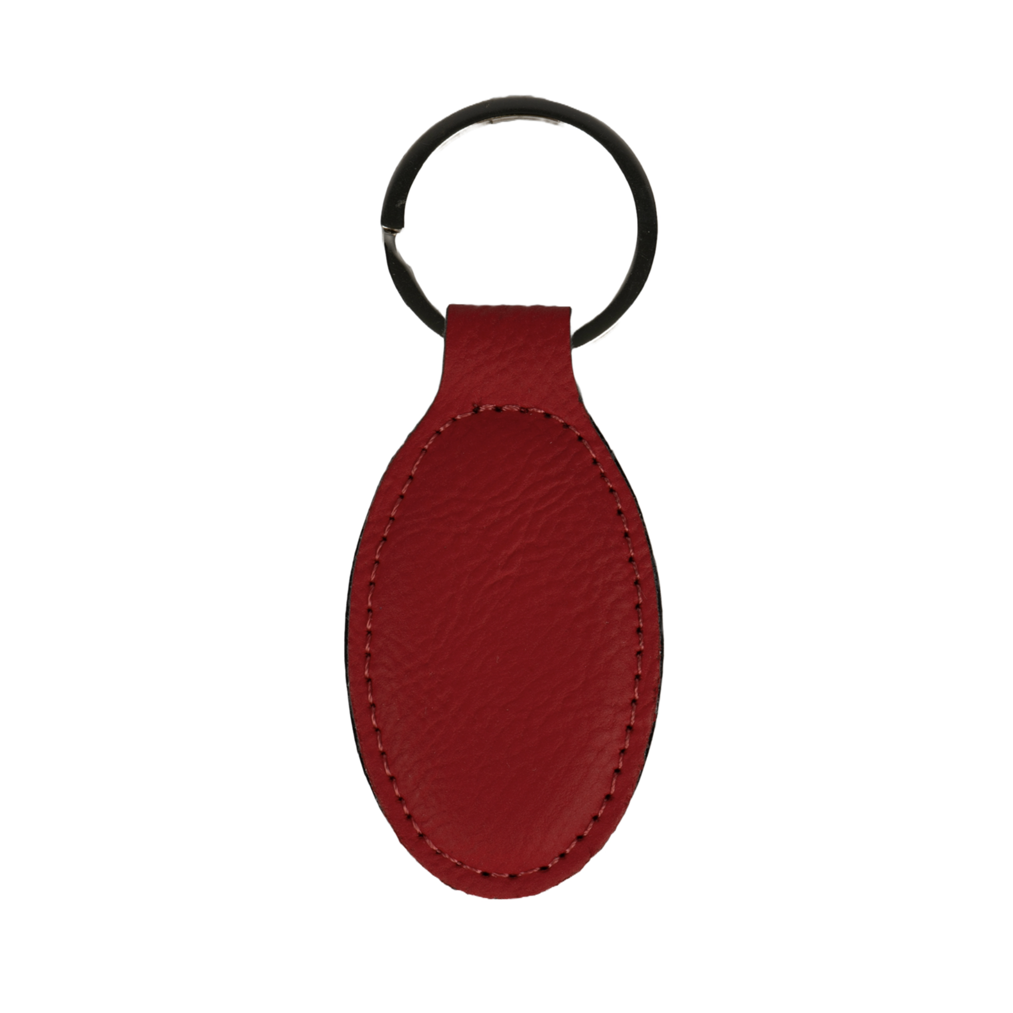 Nyckelring - Läderimitation - Oval - Flera färger