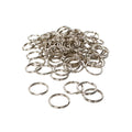 Nyckelringar - Metall - 10-pack - Två storlekar