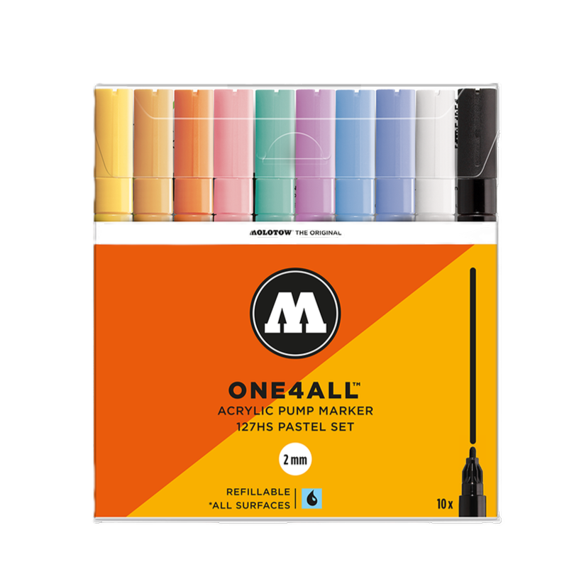 One 4 All - Pastell - 10-pack