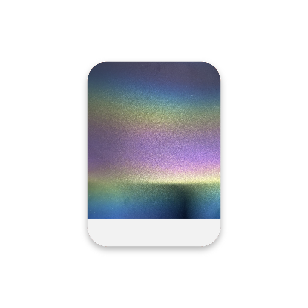 Reflexvinyl skylt - Regnbåge - Ark 30x50 cm