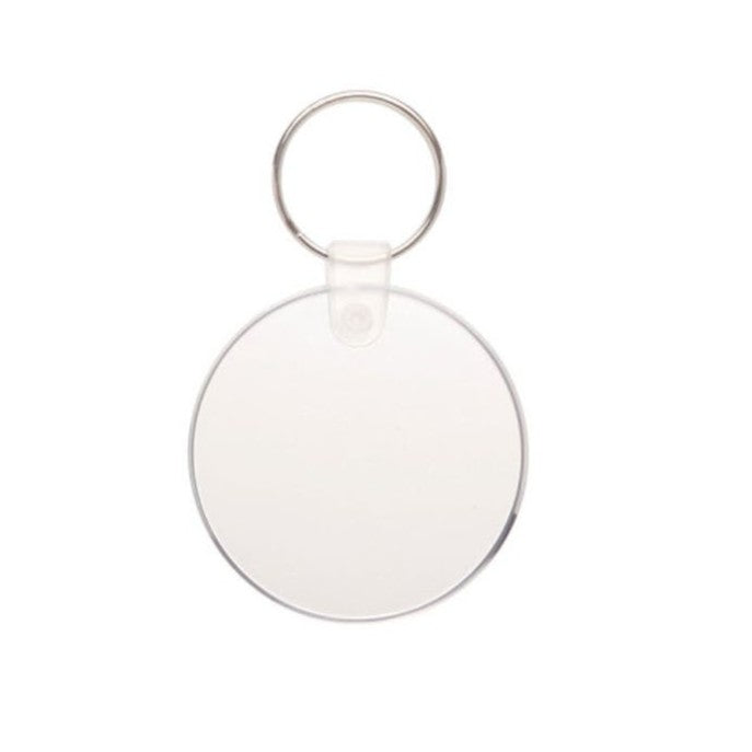 Nyckelring - Rund av aluminium - 10-pack
