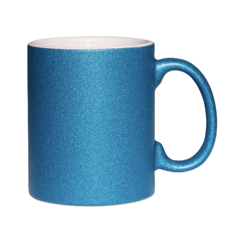 Mugg 80mm Glitter - Enfärgad