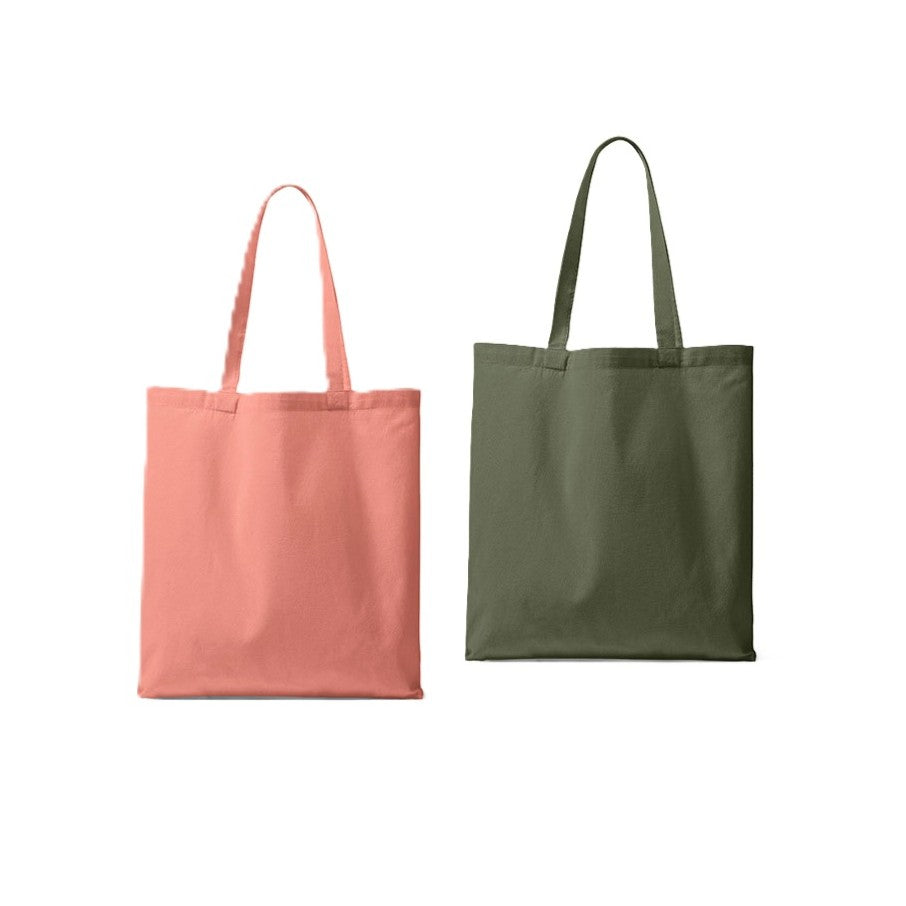 Shoppingbag - Kraftig ekologisk bomullscanvas - Två färger