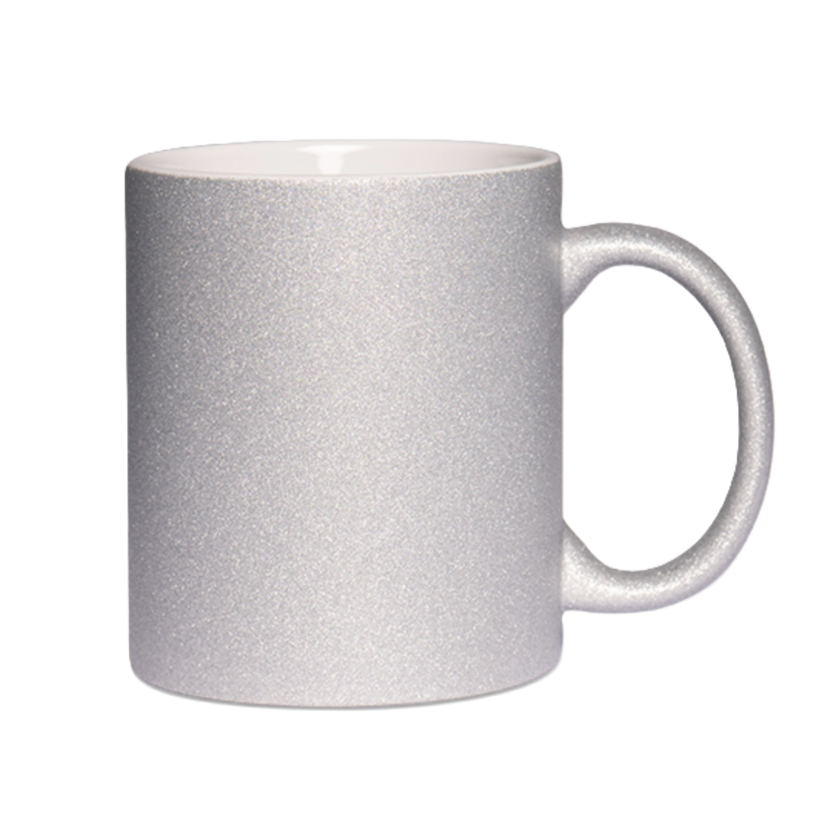 Mugg 80mm Glitter - Enfärgad
