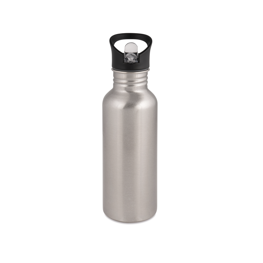 Vattenflaska i aluminium med vippip