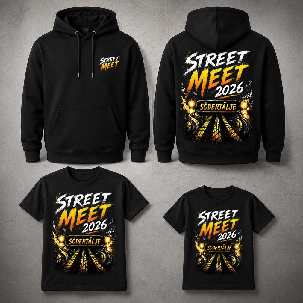 STREET MEET 2026 - Barn/Vuxen - T-Shirt/Hoodie