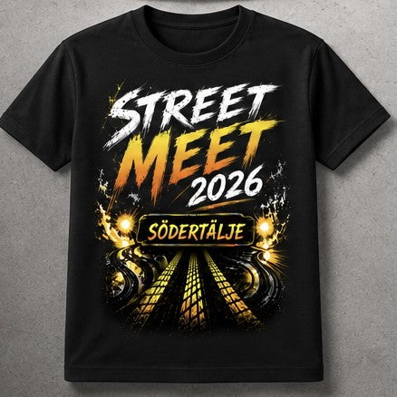 STREET MEET 2026 - Barn/Vuxen - T-Shirt/Hoodie