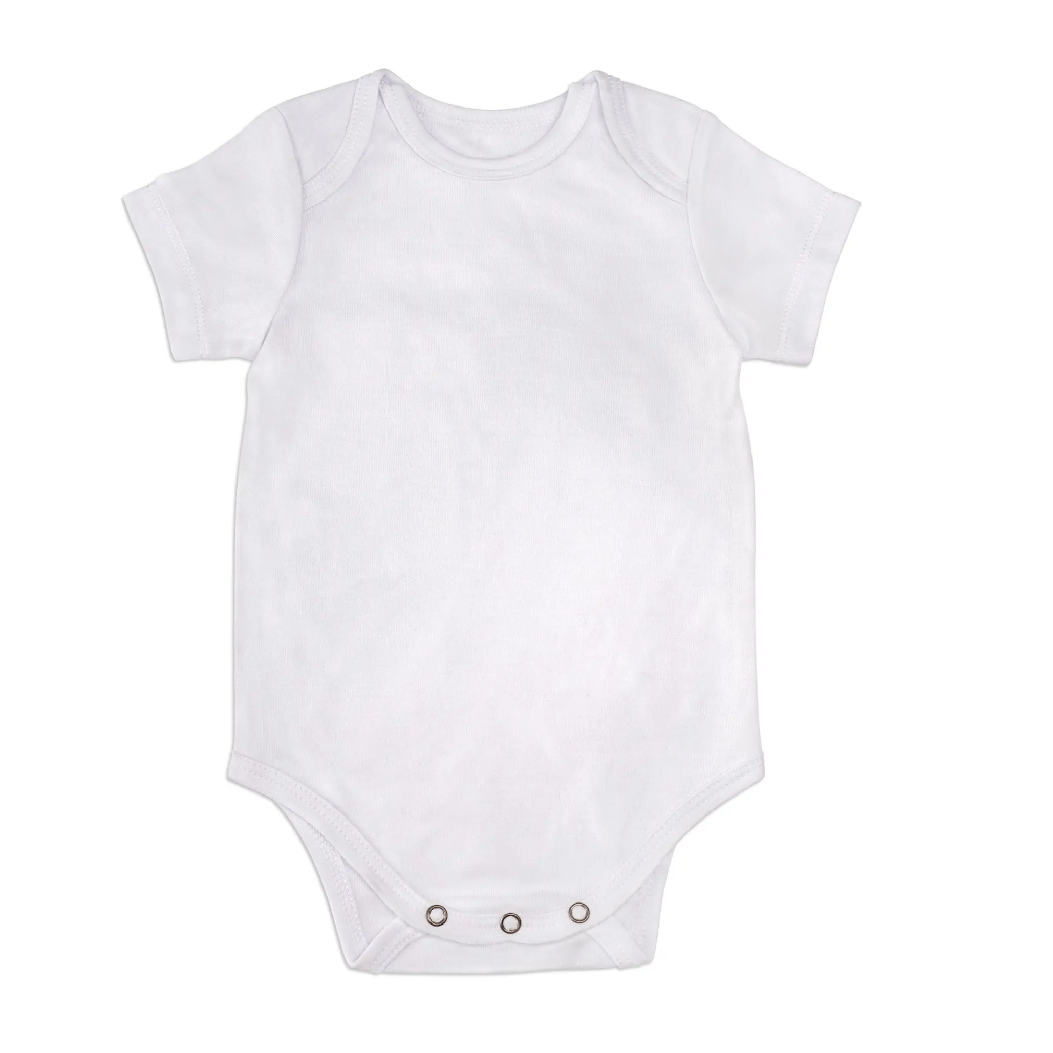 Babybody kort ärm - Vit sublimerbar