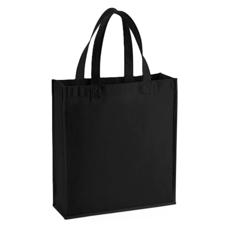 Gallery Canvas Gift Bag - Svart