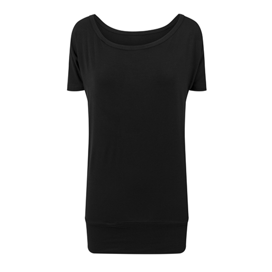 T-shirt Dam - Viskos Tee - Svart