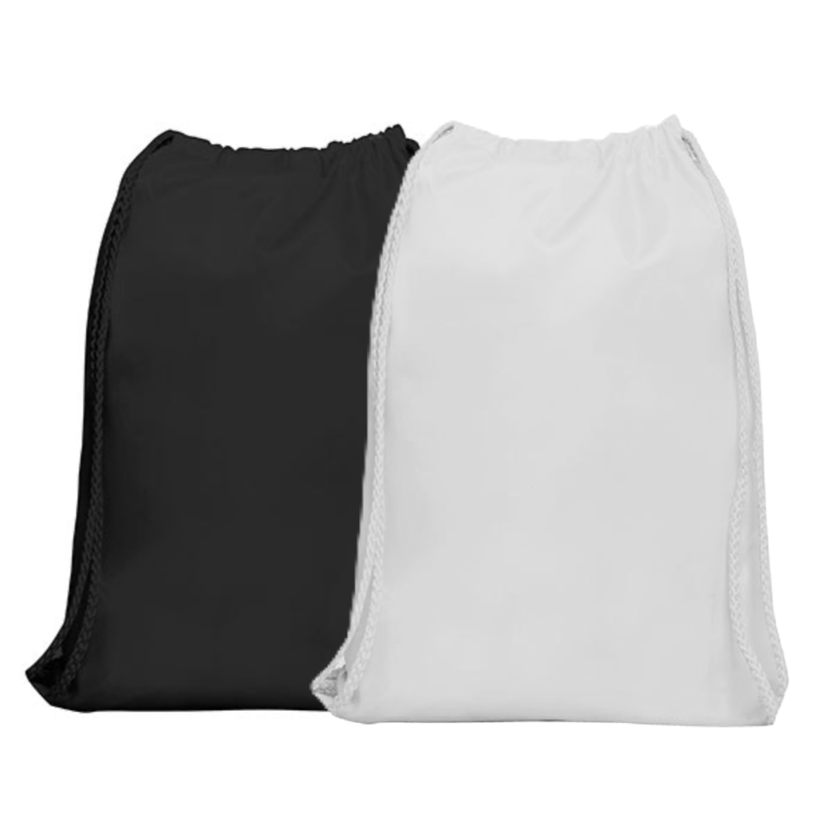Gympåse/Gympapåse 5-pack - Vit och Svart - Sublimerbar