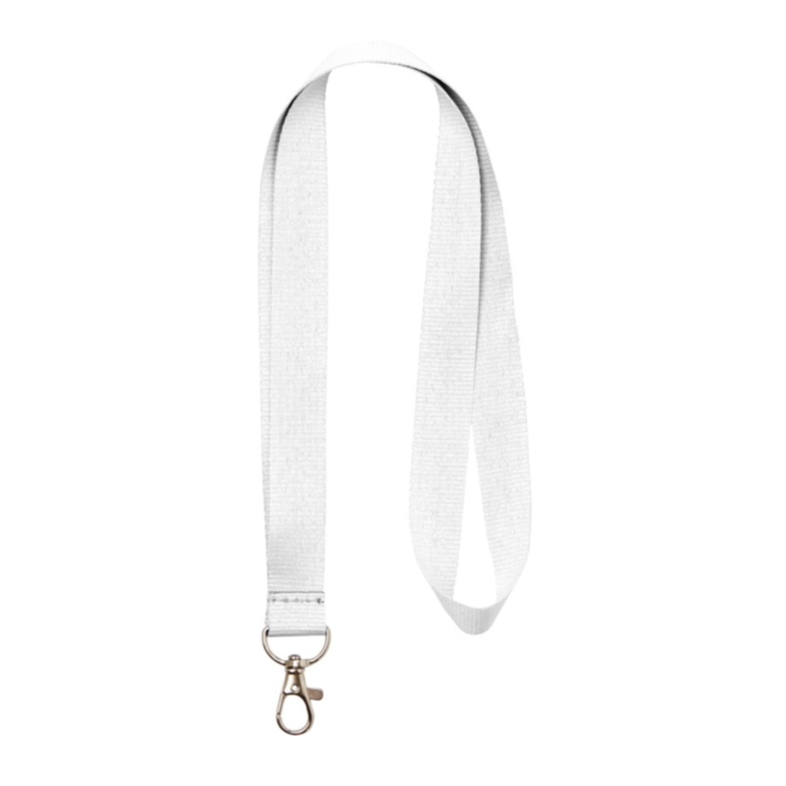 Nyckelband Lång - Svart & Vit - 10-pack / 50-pack