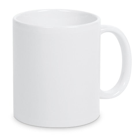 Vit mugg 80 mm - god kvalité 6 pack