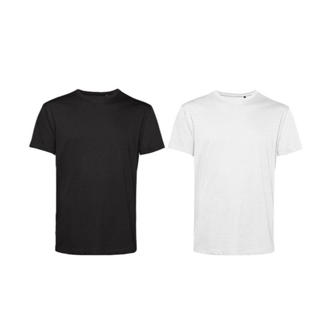 T-shirt Herr Eko - Svart / Vit
